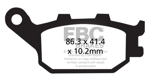 EBC  V-Pad Brake Pad Organic