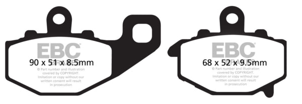 EBC  V-Pad Brake Pad Organic
