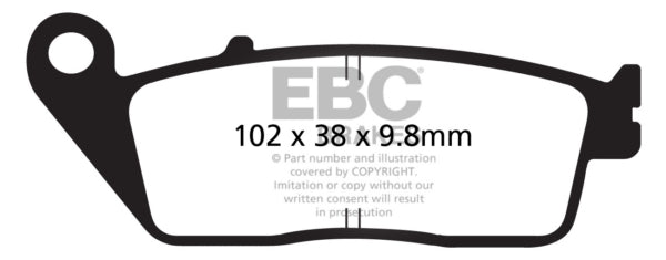 EBC  V-Pad Brake Pad Organic
