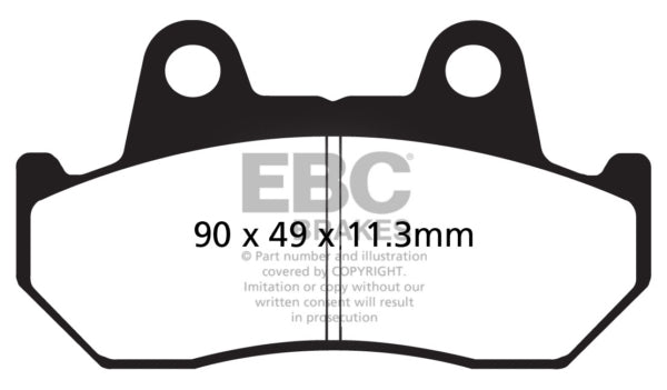 EBC  V-Pad Brake Pad Organic