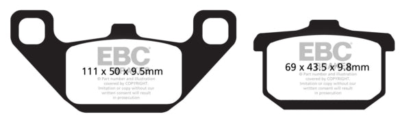 EBC  V-Pad Brake Pad Organic