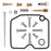 All Balls Carburetor Repair Kit Fits Arctic cat