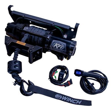 KFI Products Plug-N-Play 5000lb Synthetic Winch