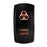 Quake LED Zombie LED Switch Rocker - QRS-ZL-R