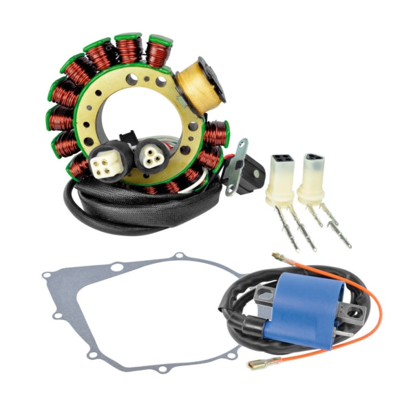 Kimpex HD Stator, Ignition coil and Crankcase Cover Gasket Kit Fits Yamaha - 225403