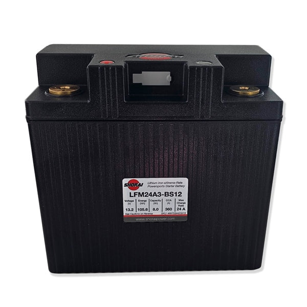 Shorai LFX Battery LFM24A3-BS12