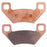Kimpex HD Metallic Brake Pad Metal - Rear, Front Right, Front left, Rear Right, Rear left