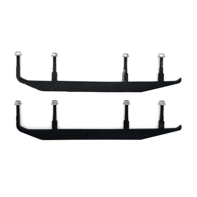 SnowTracker Auto-sharpening Aggressive Wear Bar 7" Utility with sole (Long bolts) - Fits Yamaha