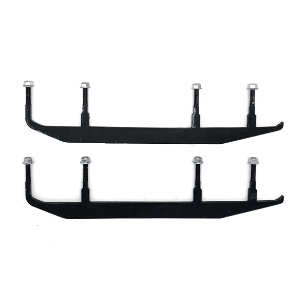 SnowTracker Auto-sharpening Aggressive Wear Bar 7" Utility with sole (Long bolts) - Fits Yamaha