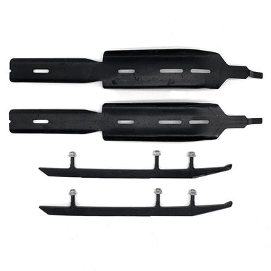 SnowTracker Auto-sharpening Semi-aggressive Wear Bar Blow molded camoplast ski, Plastic Ski - Fits Ski-doo