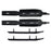 SnowTracker Auto-sharpening Semi-aggressive Wear Bar Blow molded camoplast ski, Plastic Ski - Fits Ski-doo
