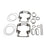 VertexWinderosa Pro-Formance Top End Gasket Sets Fits Arctic cat - 09-710180