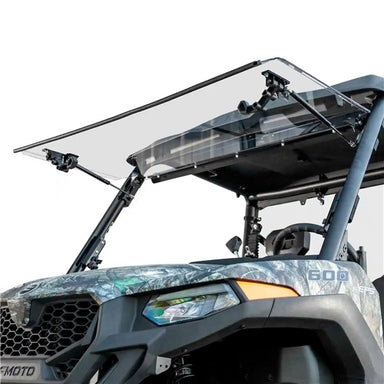 Super ATV Scratch Resistant Flip Windshield Fits CFMoto