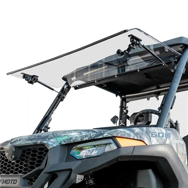 Super ATV Scratch Resistant Flip Windshield Fits CFMoto
