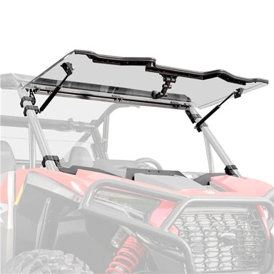 Super ATV Scratch Resistant Flip Windshield Fits Polaris