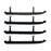 SnowTracker Auto-sharpening Semi-aggressive Wear Bar Mountain Ski - Fits Yamaha