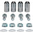 All Balls Wheel Stud and Nut Kit 332906