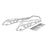 ITEK Bumper Powdercoat Series Rear - Fits Ski-doo