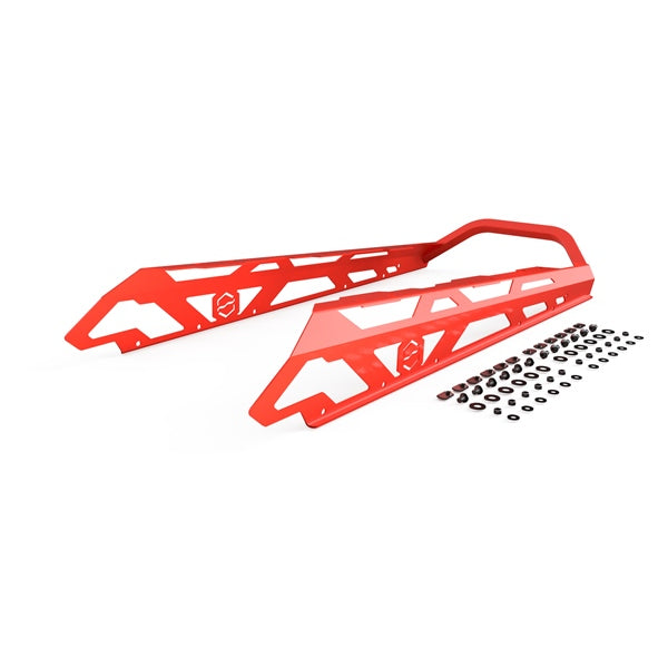 ITEK Bumper Powdercoat Series Rear - Steel - Fits Ski-doo