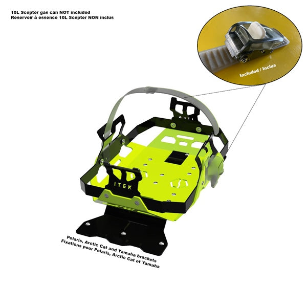 ITEK Gas can bracket kit