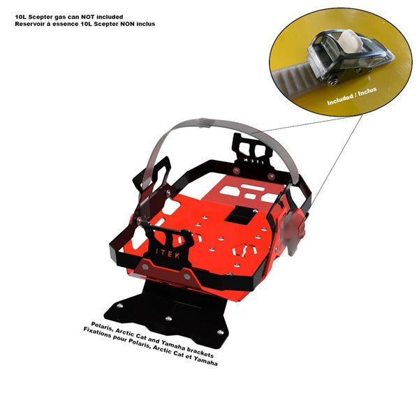 ITEK Gas can bracket kit