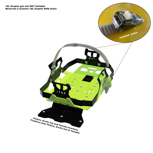 ITEK Gas can bracket kit