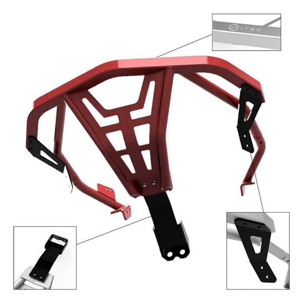 ITEK Ski-doo Front Bumper Front - Aluminum - Fits Ski-doo