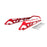 ITEK Bumper Powdercoat Series Rear - Aluminum - Fits Ski-doo