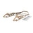 ITEK Bumper Powdercoat Series Rear - Aluminum - Fits Ski-doo