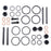 All Balls Brake Caliper Repair Kit Fits Honda - Front