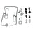 All Balls Carburetor Mid Body Gasket Kit Fits Honda