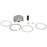 VertexWinderosa Forged Replica Piston Kit Fits Honda - 250 cc