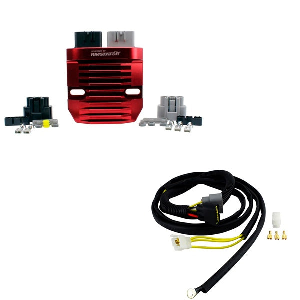 Kimpex HD MOSFET Regulator and SurePower ECM Bypass Harness Kit Fits Polaris - 345445