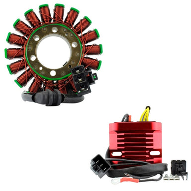 Kimpex HD Generator Stator & Aluminum Mosfet Voltage Regulator Kit Fits Triumph - 345520