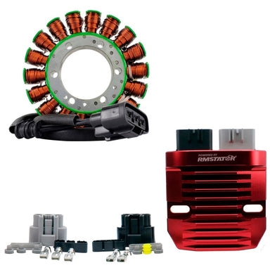Kimpex HD Generator Stator & Aluminum Mosfet Voltage Regulator Kit Fits Triumph - 345526