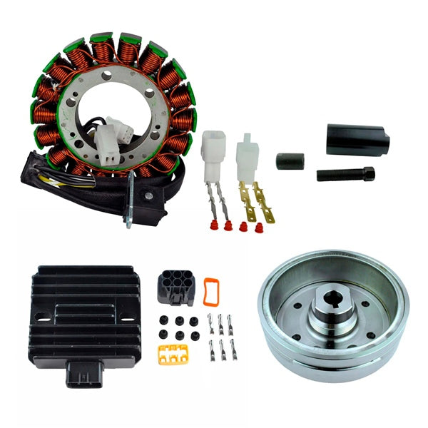Kimpex HD Stator, Regulator, Improved Magneto Flywheel and Puller Fits Suzuki - 345568