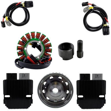 Kimpex HD SPLYT Stator, REVOLT Regulator, Flywheel and Puller Fits Polaris - 345612