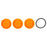Amber lens kit 2" Mojave Tiger Lights with O-Ring
