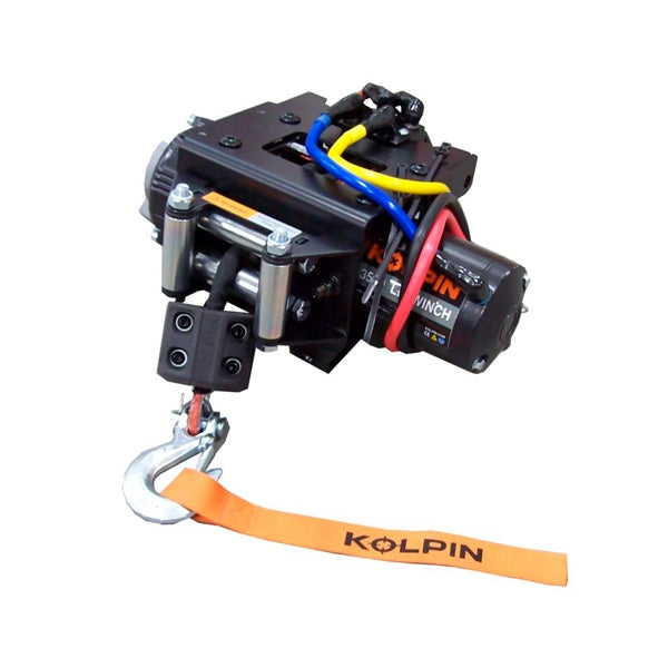 Kolpin Quick-Mount Winch Kit 4500 lbs with Synthetic Rope - Polaris