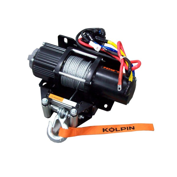Kolpin Quick-Mount Winch Kit with Steel Cable - Yamaha