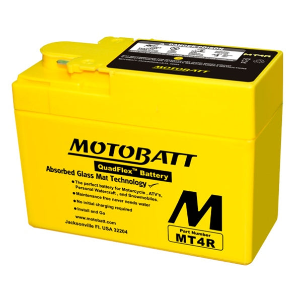 Motobatt Quadflex AGM Battery MBT4R