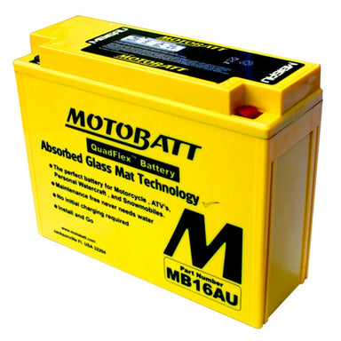 Motobatt Quadflex AGM Battery MB16AU