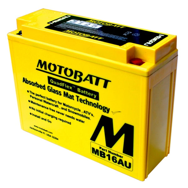 Motobatt Quadflex AGM Battery MB16AU