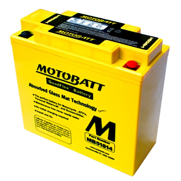 Motobatt Quadflex AGM Battery MB51814