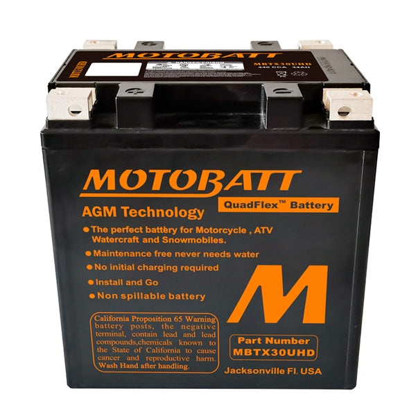 Motobatt Quadflex AGM Battery MBTX30UHD