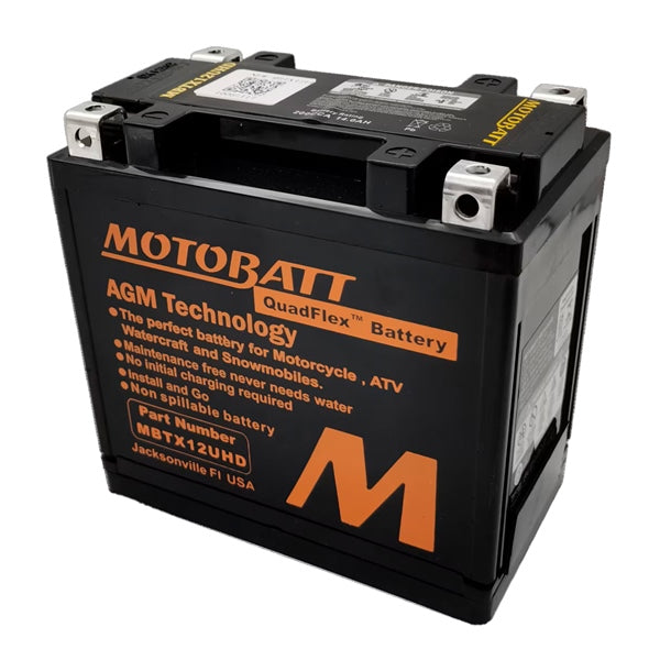 Motobatt Quadflex AGM Battery MBTX12UHD