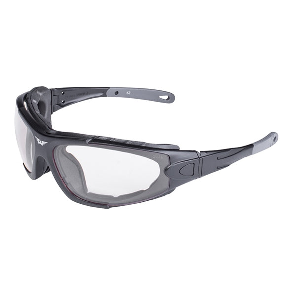 Global Vision Shorty Photochromatic Sunglasses Matte Black