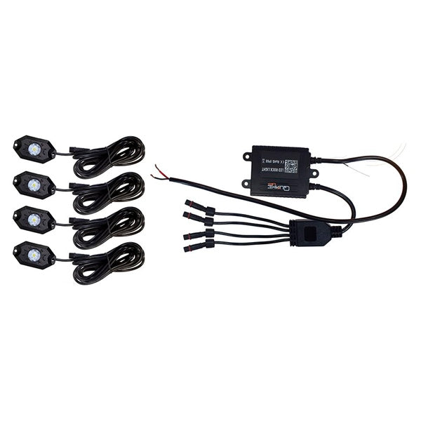 Quake LED Rock Light Kit RGB/White