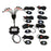 Quake LED RGB Accent Rock Lights with Quad-Lock Controller