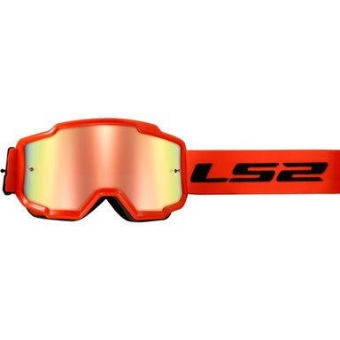 LS2 Charger Goggle Black, High visibility Orange